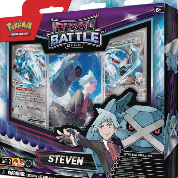 Pokemon TCG: Rival Battle Deck — Steven (60 Cards) - Picture 3 of 4